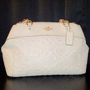 Chalk COACH Purse / Satchel